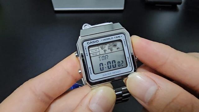 Unbxing and review of the Vintage Style Casio A-500 World Time Watch 