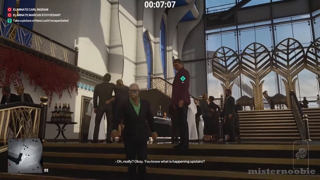 Hitman 3 Dubai - Bird Of Prey, Find Hans Lucht & Poison Drink Of Carl Ingram