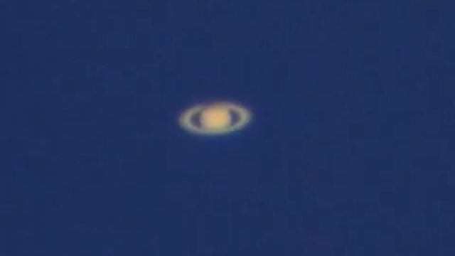 Saturn through Vixen GP 90M refractor and Philips ToUCam