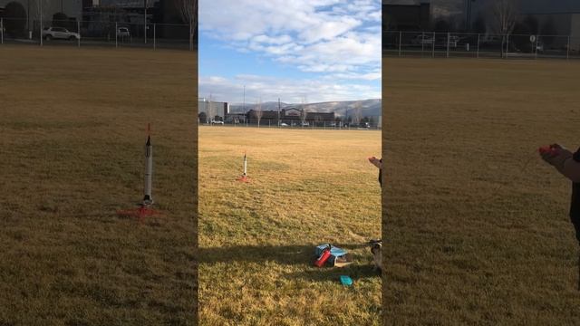 Mercury Redstone Model Rocket Launch