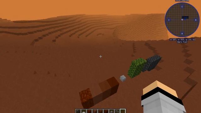 Обзор мода Galacticraft 3 частина Марс