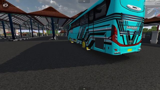 SHARE  2  LIVERY BUS XHD ORI ROMBAK TO JB3   LIVERY BUS SAHABAT DAN POLOS 🔵