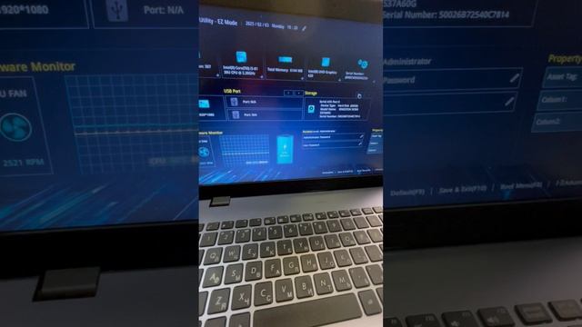 Asus F542uf или X542 установка SSD M2