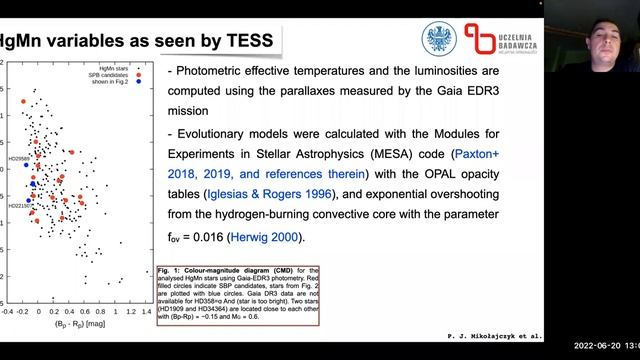 Przemyslaw J. Mikolajczyk  - Mercury-Manganese Stars In The Observations Of Tess Satellite