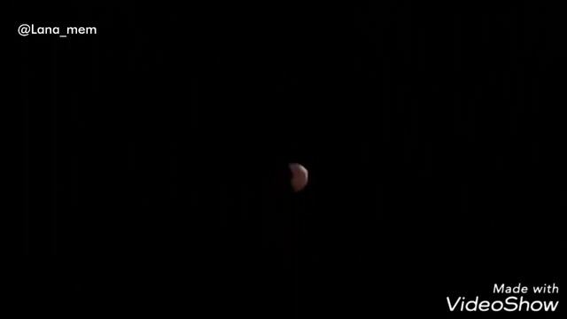 Лунное затмение. Вид из Донбасса