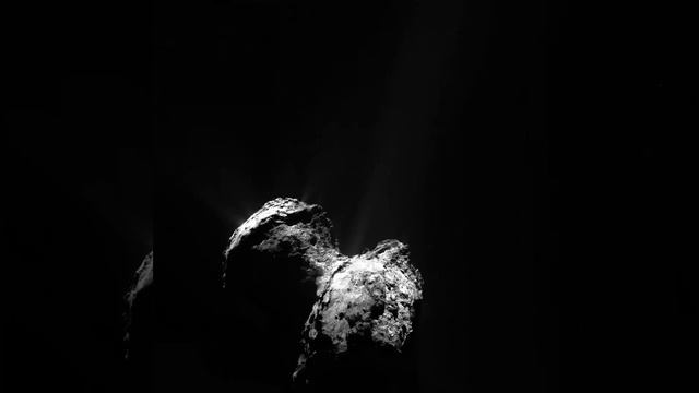 Rosetta Spacecraft: Comet 67P Time-Lapse