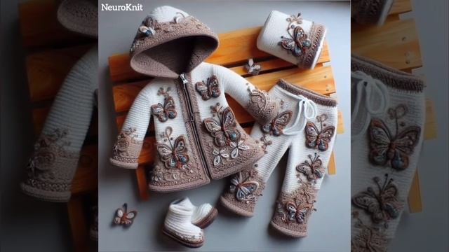 Тёплые Вязаные костюмы, идеи для вязания!  DIY | Warm Knitted Suits, Ideas For Knitting!