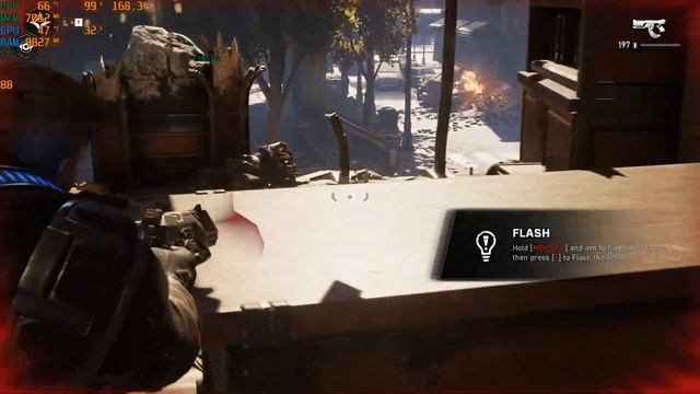 I5 12400f + RTX 3060 Gears Of War 5 Gameplay @1440p Max Settings (MSI Afterburner) #gears5