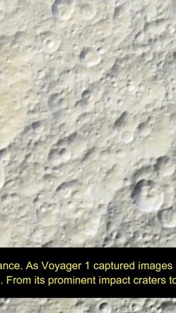 40🫢Most Amazing Things Seen By Voyager1 Spacecraft🌎🛰The Bright, Icy Surface Of Saturn's Moon Tethys