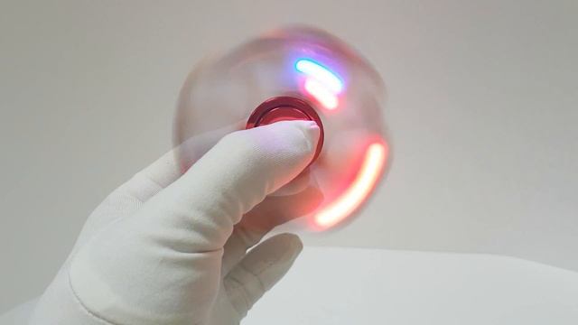 Спиннер комета светодиодный красный