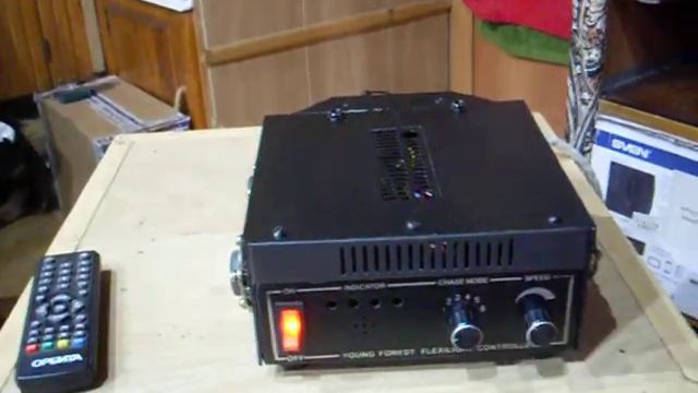 работа усилителя Flexlight 2х12вт
