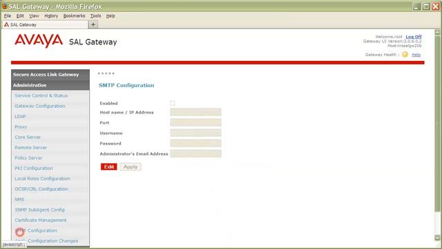 How To Configure An SMTP Server In Your Secure Access Link Gateway For Email Notifications