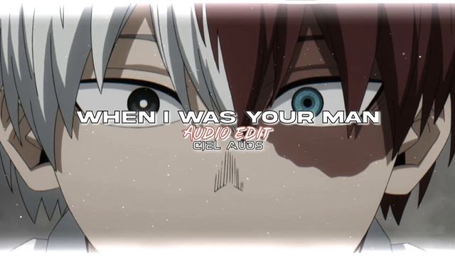 Bruno Mars - When I Was Your Man (Sped Up With A Twist_1K Special) | Audio Edit