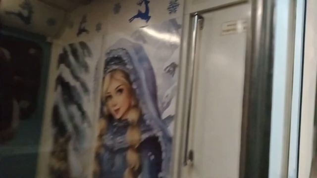 Нижегородское метро. Новогодний метропоезд 2024