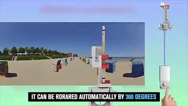 Smart Selfie Stick 360 Degree Smart Rotation Extendable Wireless Bluetooth 4.0 Remote Control