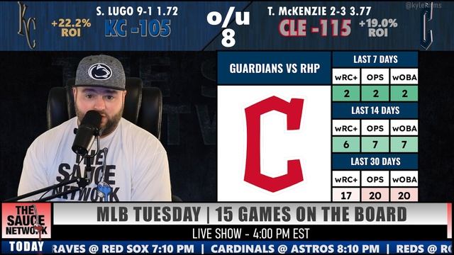 Royals Vs Guardians Picks | MLB Bets With Kyle Kirms Tuesday 6/4