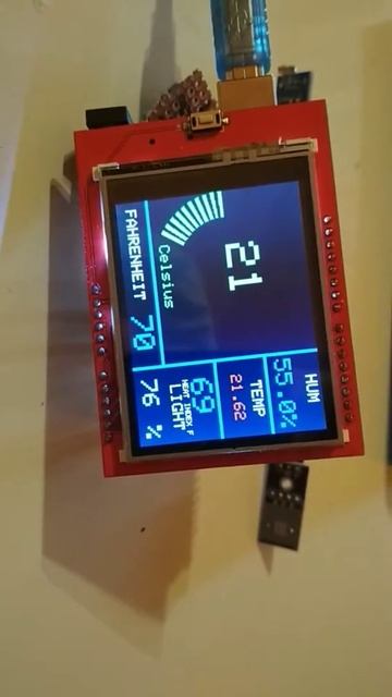 2.4 TFT LCD Weather Station ILI9341
