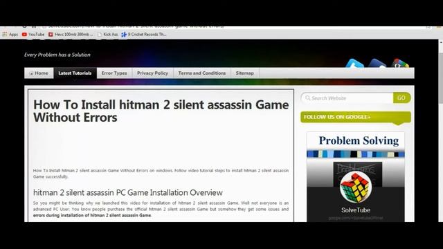 Download Hitman 1,2,3,4_Full Tutorial_all Compressed Links.