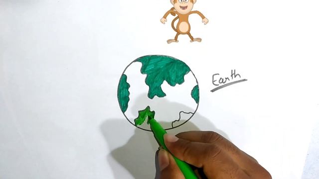 Drawing A Picture Of An Earth 🌎