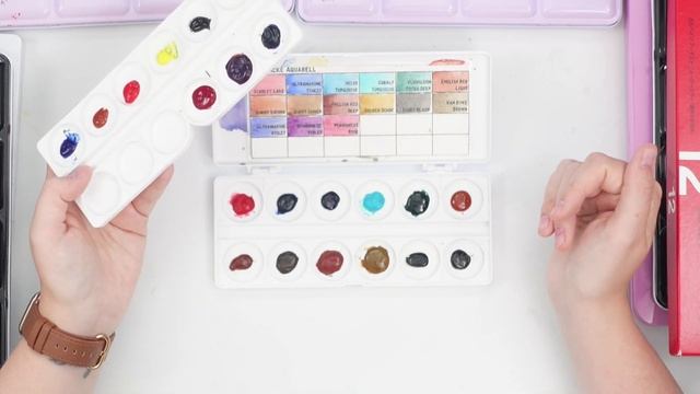 A Tour Of ALL Of My Watercolour Palettes