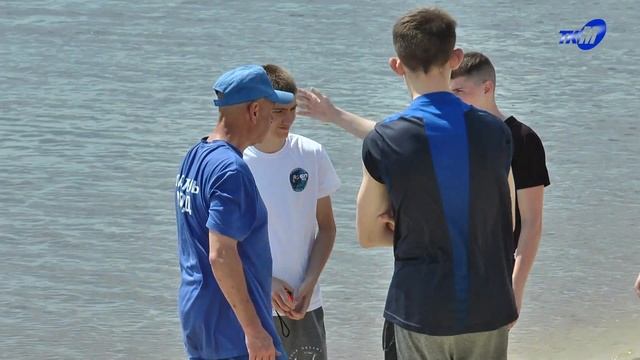 На городском пляже в Калинковичах появилась  детская купальня