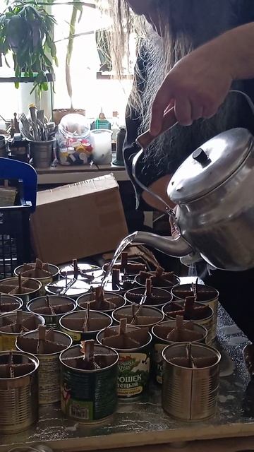 чайник. 120 свечей в день.