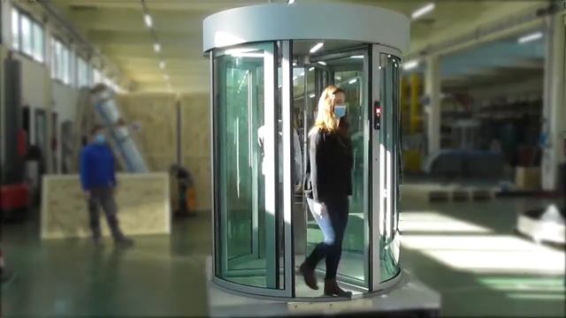 CoMETA   Co147 Revolving Double External Doors