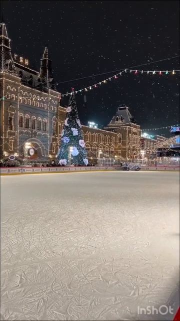 Москва  волшебная зима и гум каток. Большое новогоднее видео уже на канале