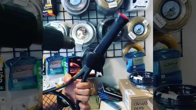 Как увеличить ручку на теннисной ракетки.