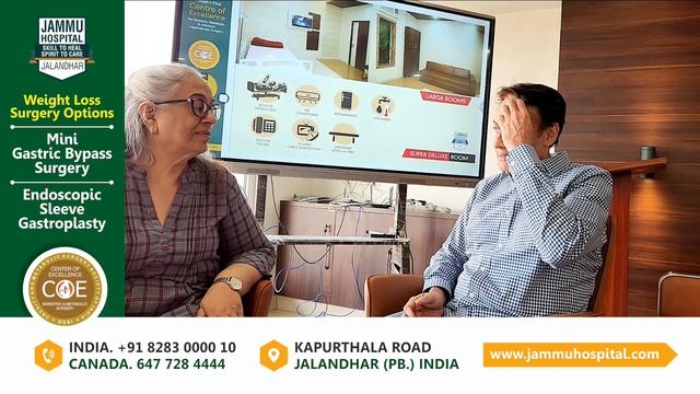 Weight Loss Surgery In Punjab | 111 Kg To 85 Kg (5 Years) | Jammu Hospital Jalandhar | Dr GS Jammu