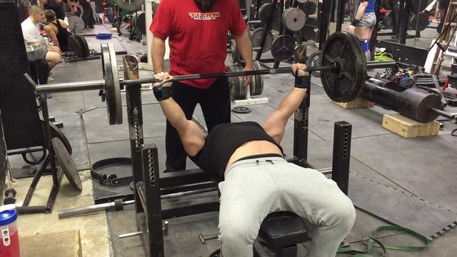 World Champion Vadym Dovhanyuk 225 Lb Bench Press For 46 Reps
