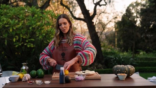 Harissa Roast Pumpkin And Grilled Halloumi Salad On The NEW Weber Genesis