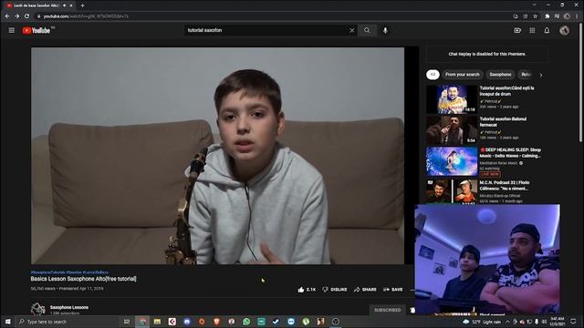 Reactionez Cu Liviu La - Lectii De Baza Saxofon Alto[tutorial Gratuit]