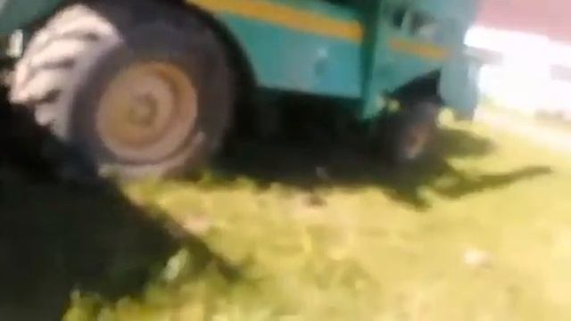 Последний запуск комбайна нива