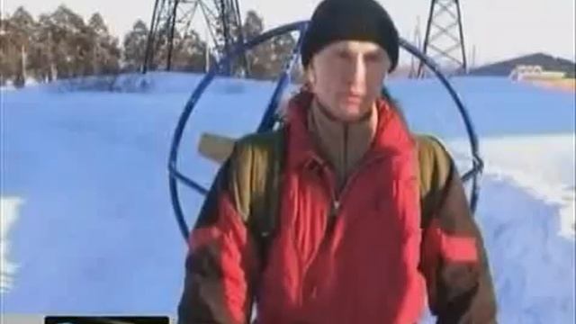Russian Man Invents Skis With Propellers