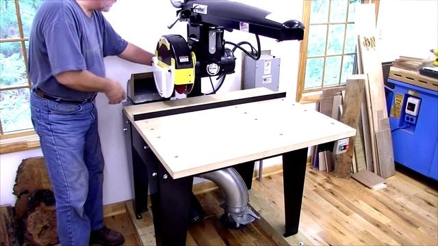Installing An Original Saw Radial Arm Saw: Saturday In The Woodworking Shop #26 With Andrew Pitts