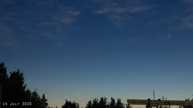 Comet C/2020 F3 (NEOWISE) Timelapse