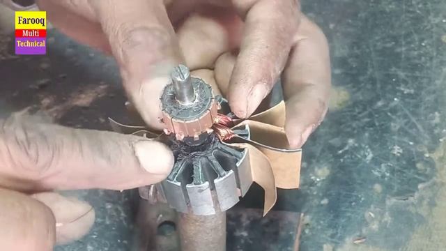 How To Rewind Armature Of X-ON Juicer Blendeer. | Juicer Motor Winding | Farooq Multi Technical.