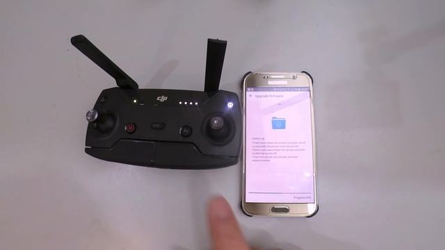Updating Firmware On The DJI Spark Remote Controller - July 2017