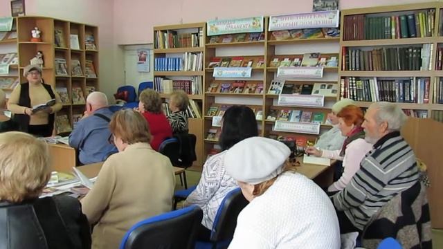 Александра Клеменцова в городской библиотеке им. Н. В. Гоголя