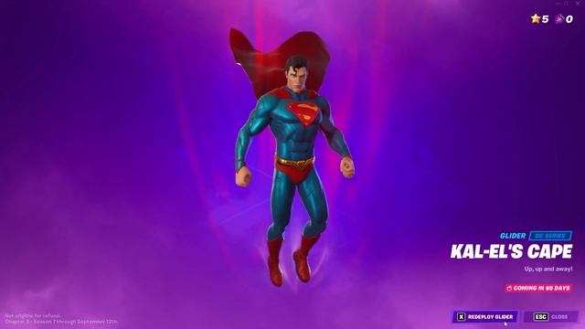 All SUPERMAN Rewards Showcase! (Clark Kent Skin, Secret Identity Emote & More) Fortnite Season 7