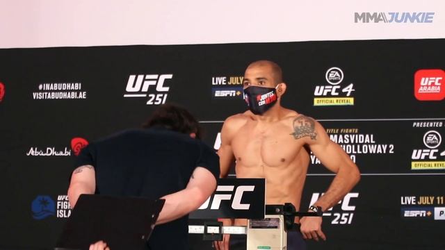Petr Yan Vs. Jose Aldo Weigh-in Highlight | UFC 251
