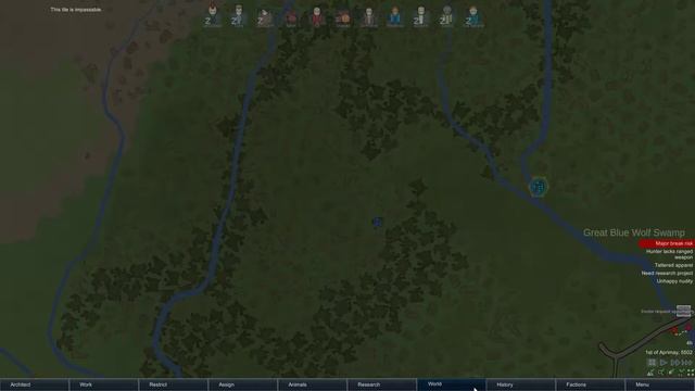 Rimworld TRC 4:  Settling In Long Term...  Third Broadcast Livestream Modded B18