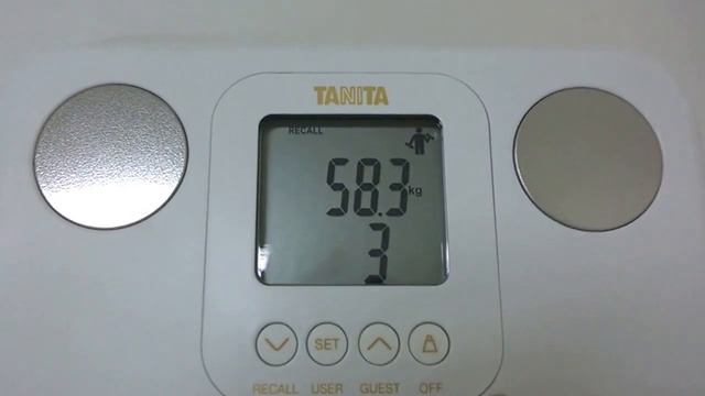 OPERAÇÃO BALANÇA TANITA BC 730 MONITOR DE COMPOSIÇÃO CORPORAL - RECUPERAÇÃO DE DADOS RECALL USUÁRIO