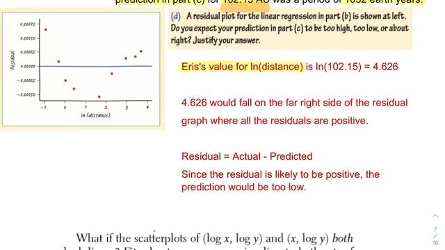12.2B AP Stats Video (Which Model Is It?  Power Or Exponential?)