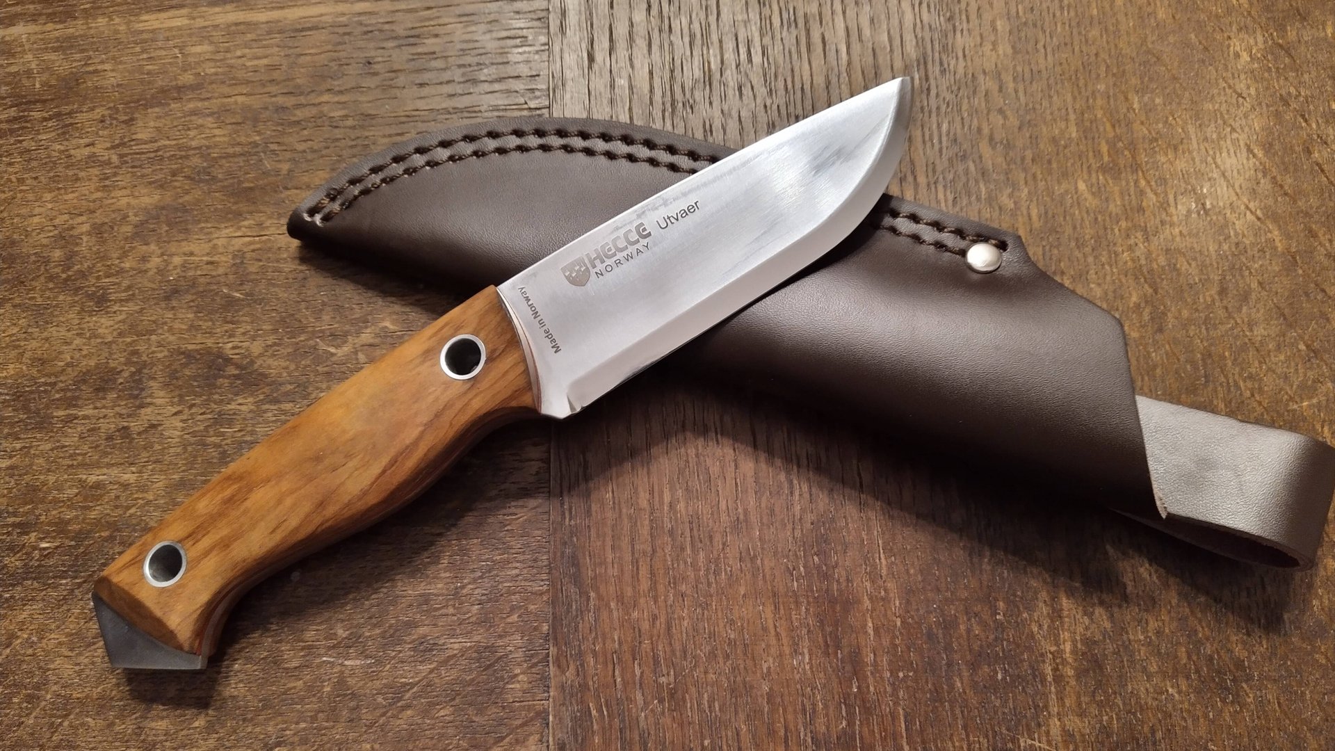 Helle Utvaer (реплика) - шкуросъёмный нож со сканди спусками))