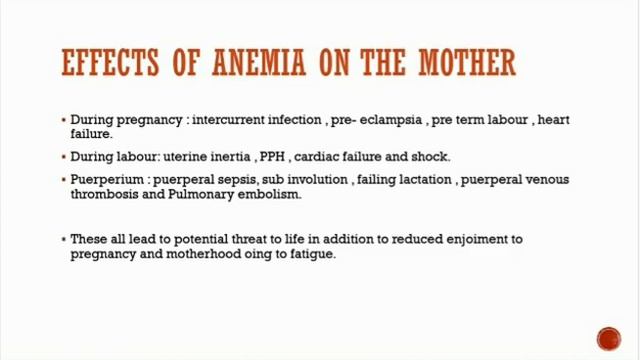 Lecture On Anemia In Preganancy By Dr. Malvika Kumud Associate Prof. Obs & Gynae, GMC Bettiah