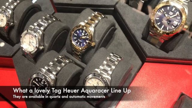 Salarywatchman Visits | The Hour Glass | Tag Heuer Aquaracer