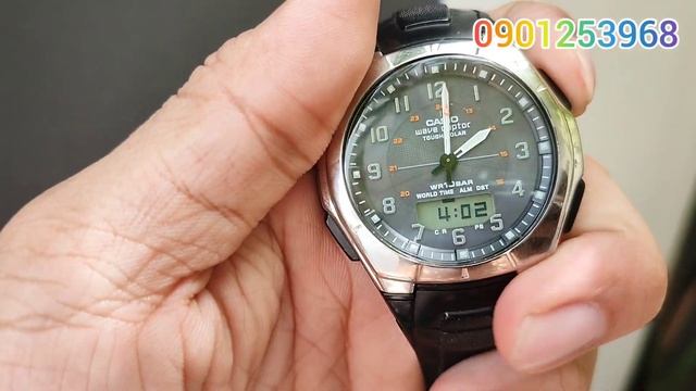 580k - Đồng Hồ Casio Japan Wva-620 Pin Solar Sz43 đẹp Keng Full Chức Năng - 0901253968
