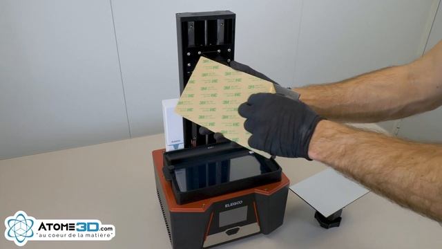 Ziflex - Comment Installer Votre Ziflex Pour Imprimante Résine (Saturn 2) | Atome3D